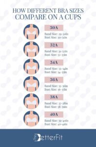 bra cup sizes for women in the UK