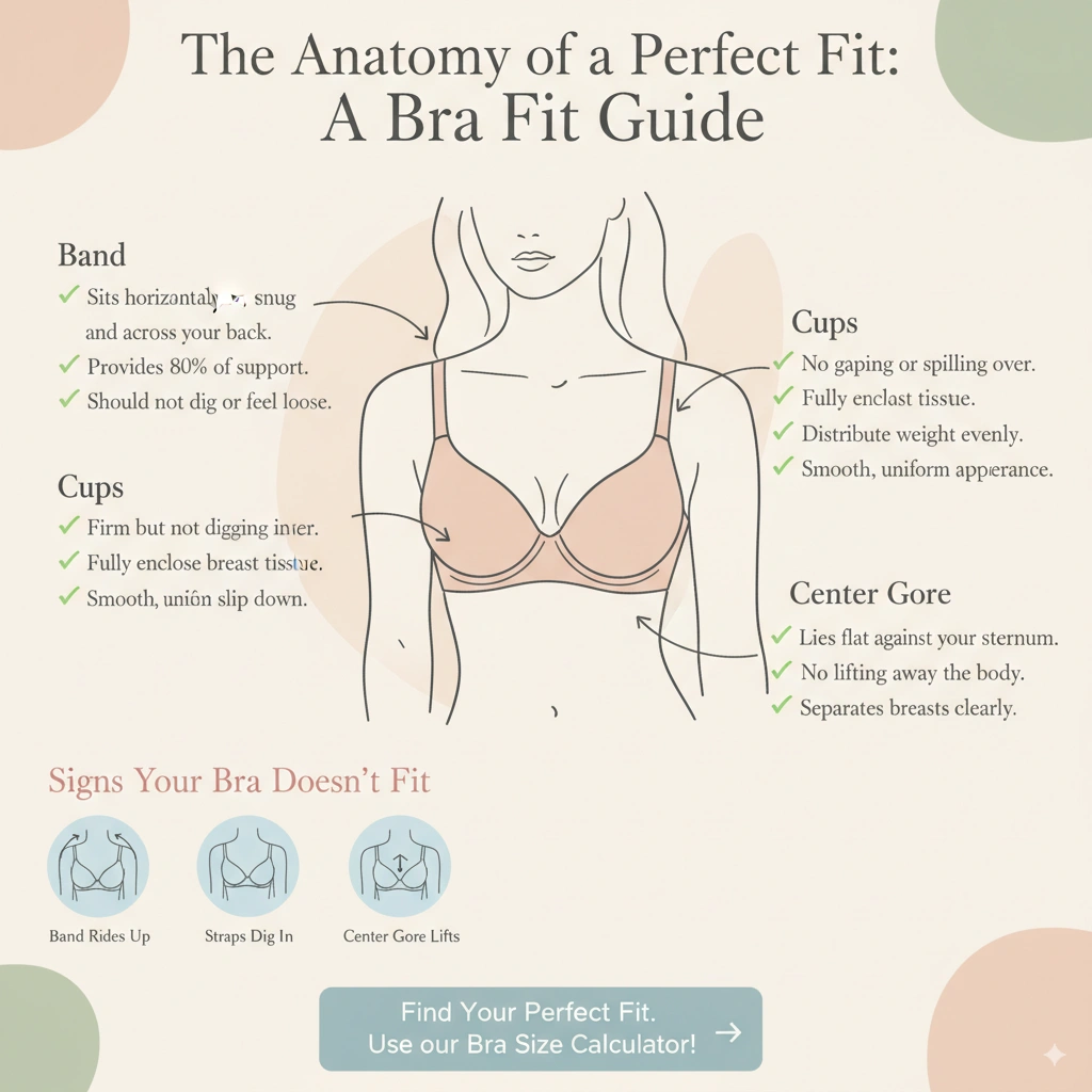 What is the perfect bra size according to your body type.