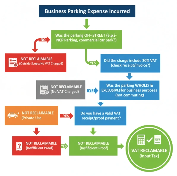 Business car parking expense in the UK.