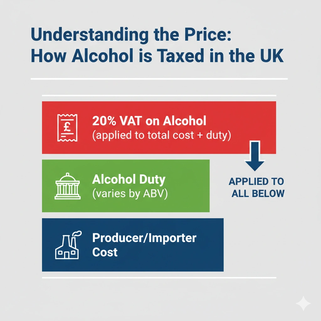 How alcohol is taxed in the UK?
