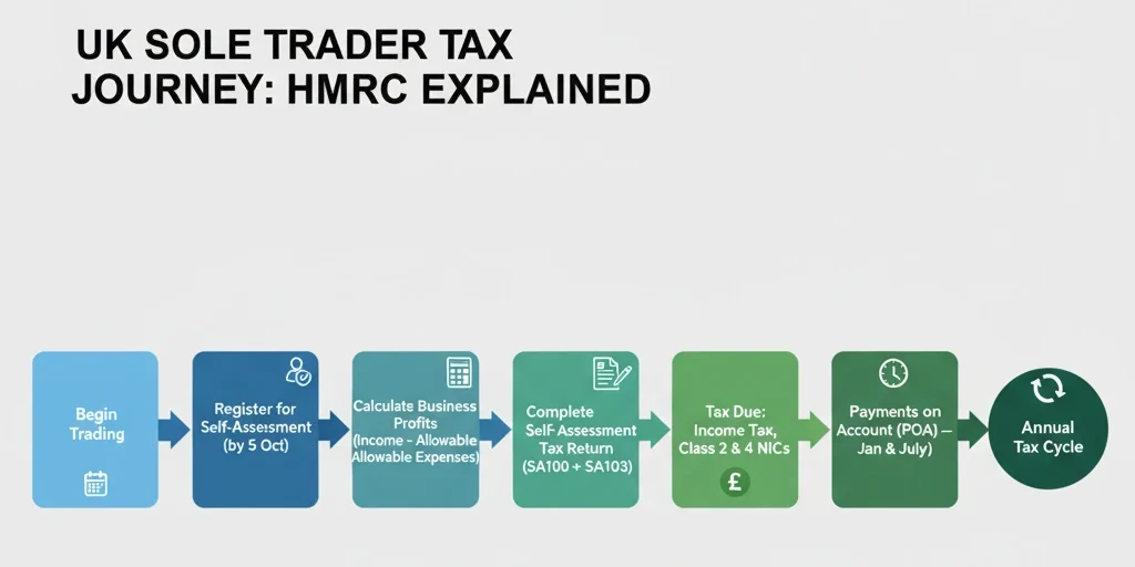 UK Sole trader tax journey.