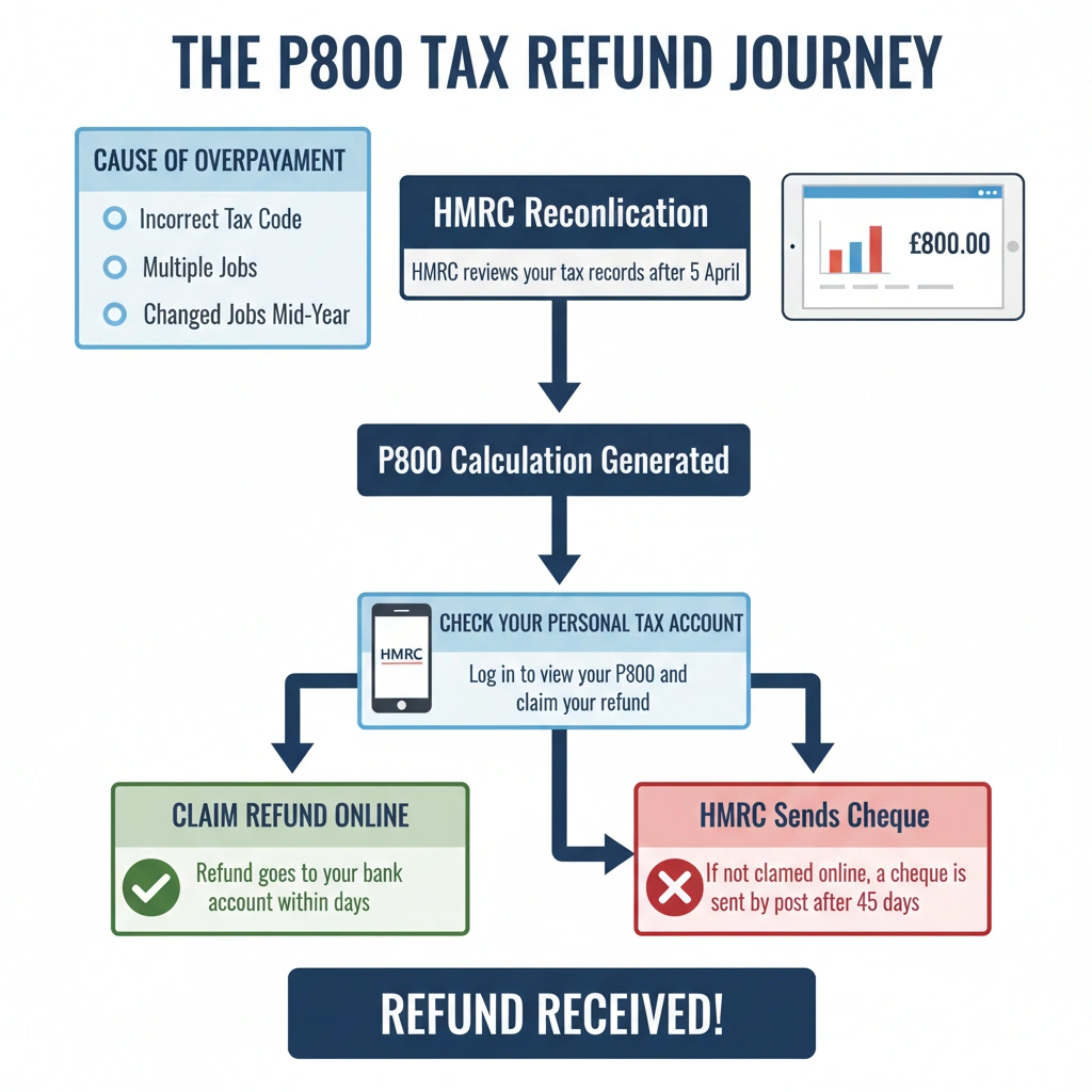 P800 Tax refund journey explained.