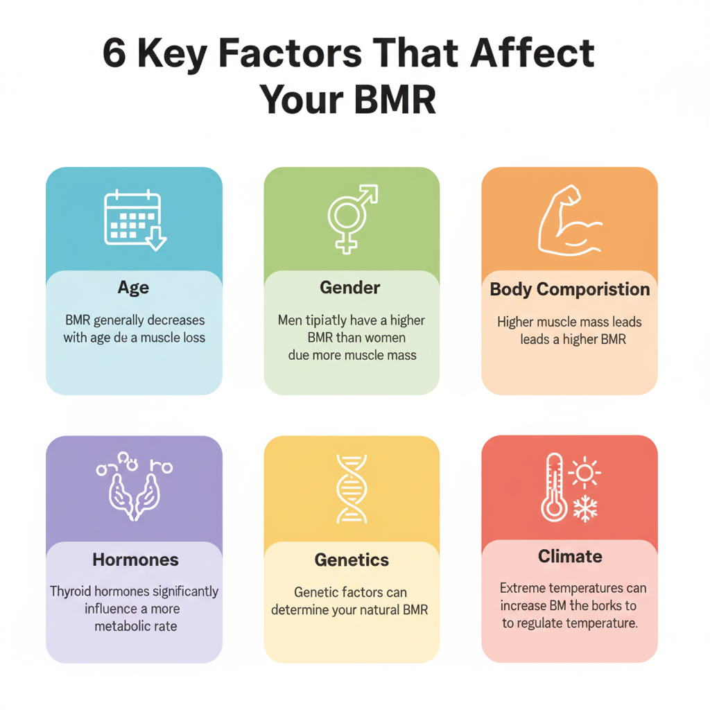 6 Key factors that affect your BMR.