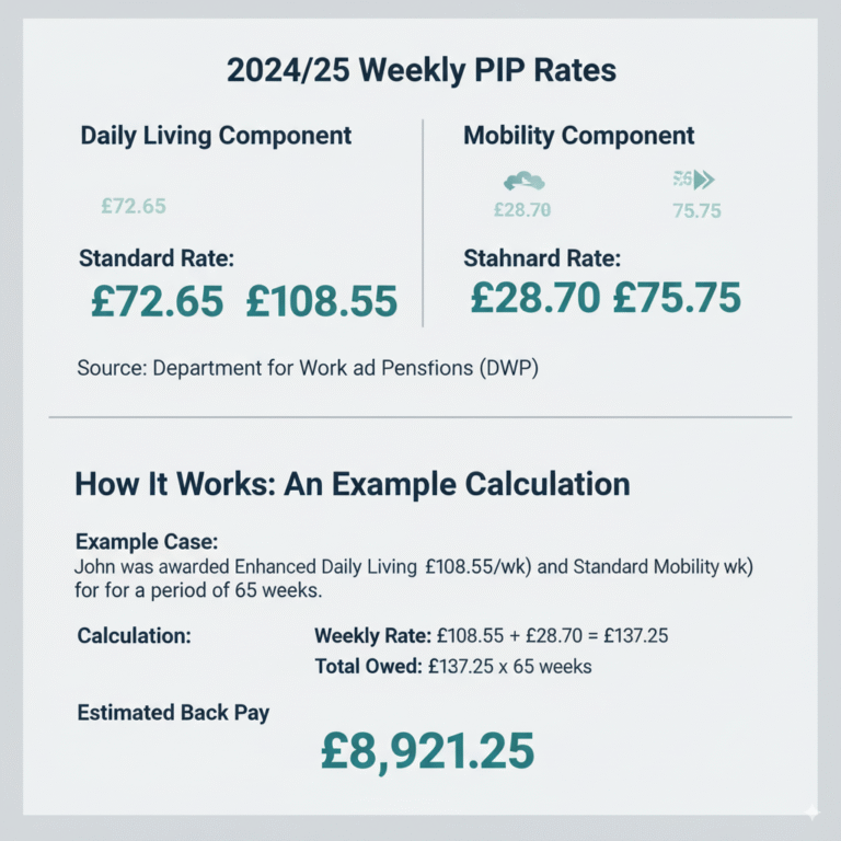 PIP Back Pay Calculator 2025 | 100% Free and Authentic - Tax Calculators UK