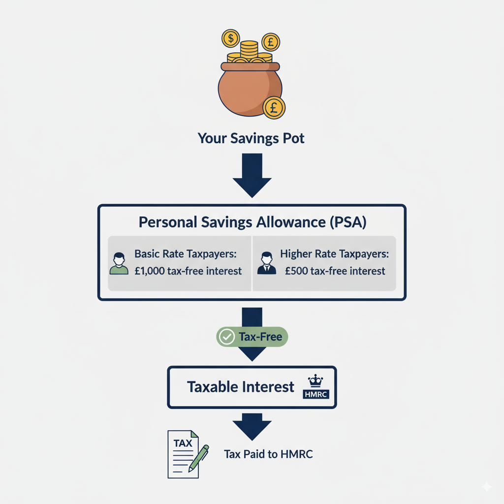 UK tax and interest journey for the year 2025.