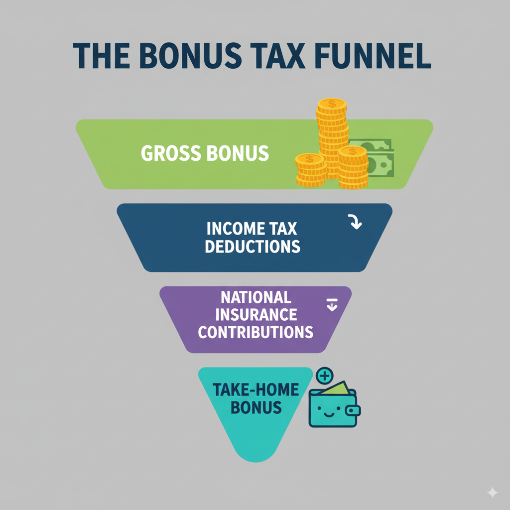 Bonus tax funnel for UK 2025