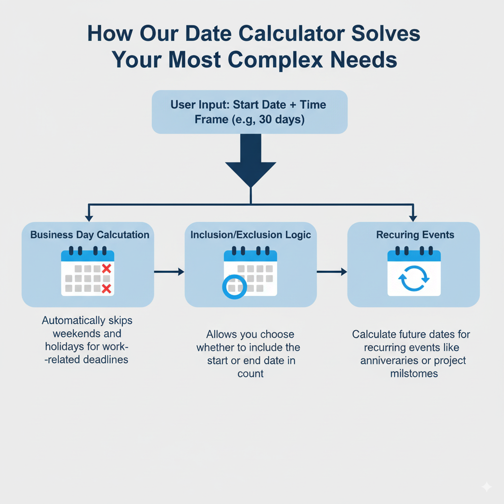 How our date calculator solves your complex problems.