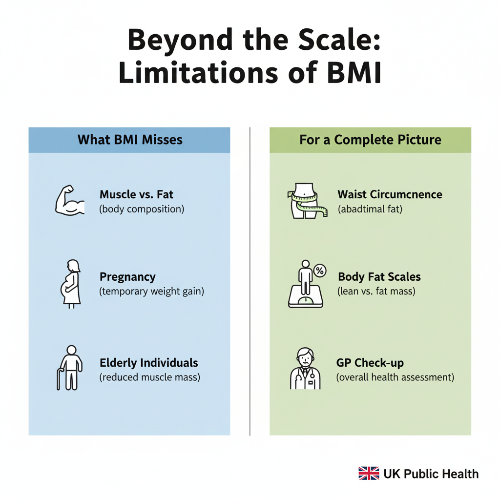 Limitations of BMI calculator.