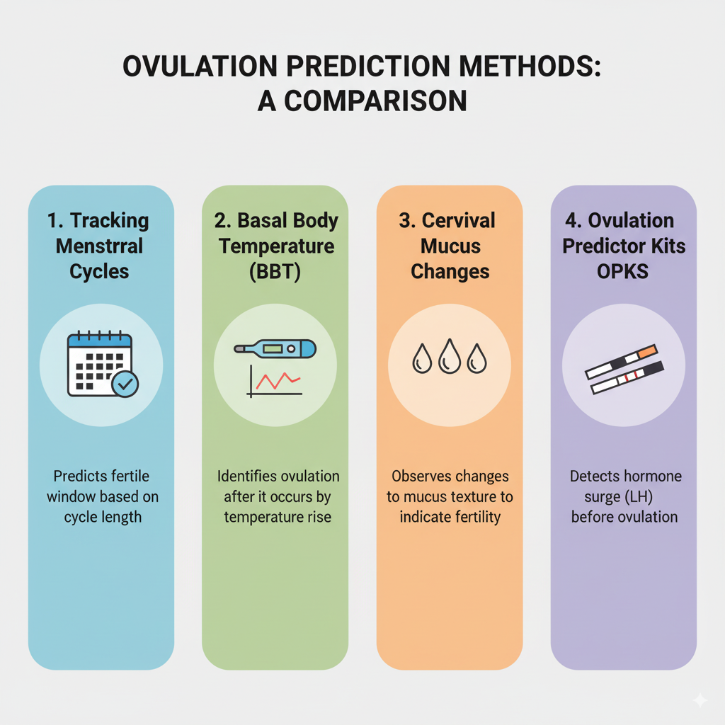 Ovulation prediction methods explained.