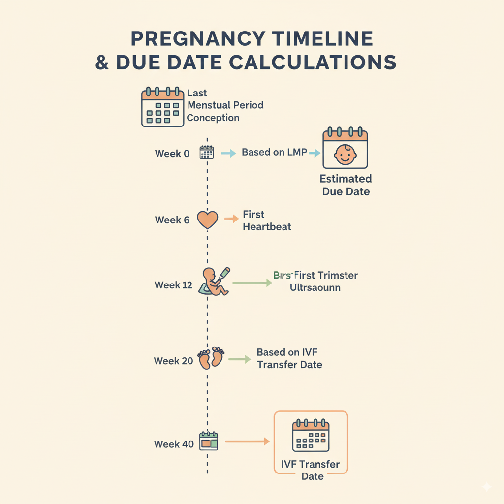 Pregnancy Timelines and Due Date calculations explained.